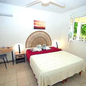 T2 Confort Zen Avec Jacuzzi Ideal Couples Jeunes Parents Proche Anse Mitan Appartement Les Trois-Ilets